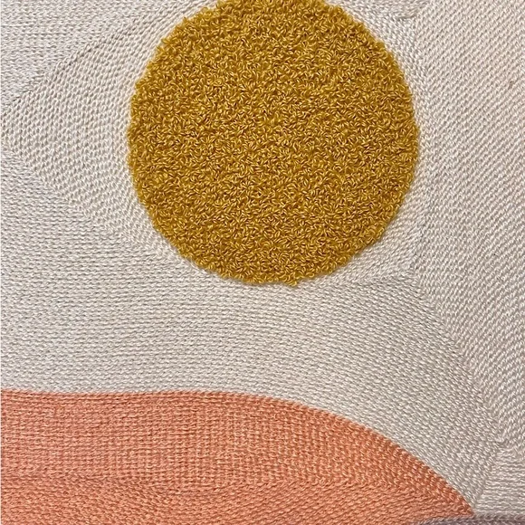 Framed Embroidered Abstract Sunset Wall Art